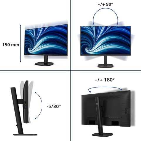Monitor Philips 68,5 cm (27,0 cala) 27B2U3601 16:09 HDMI+DP+USB-C IPS