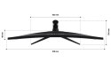 Zakrzywiony Monitor JAPANNEXT 86,4cm JN-IPS340UWQHD60C-C65W-HS z ekranem UWQHD
