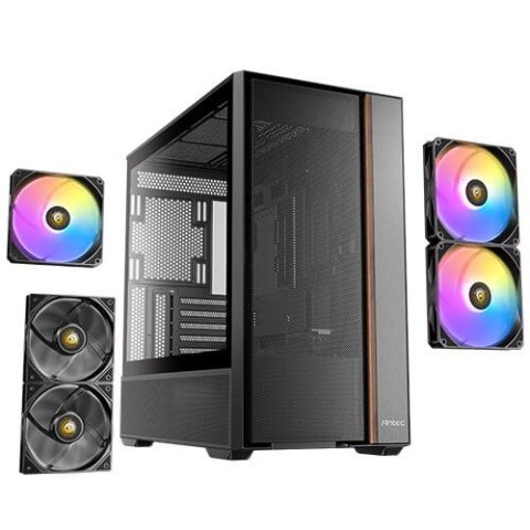 Antec FLUX REAR Midi Tower Czarny