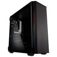 Kolink Refine RGB Mid Tower, szkło hartowane - czarne