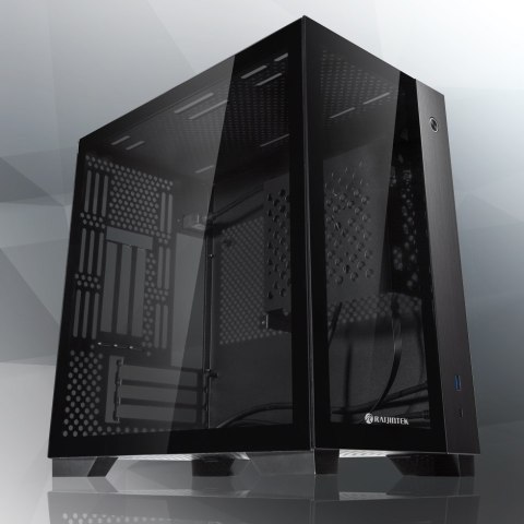 RAIJINTEK PAEAN Mini Mini Tower Czarny