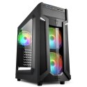 Sharkoon VG6-W RGB Midi Tower Czarny