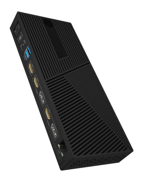 ICY BOX IB-DK2246AC Przewodowa USB 3.2 Gen 2 (3.1 Gen 2) Type-A Czarny