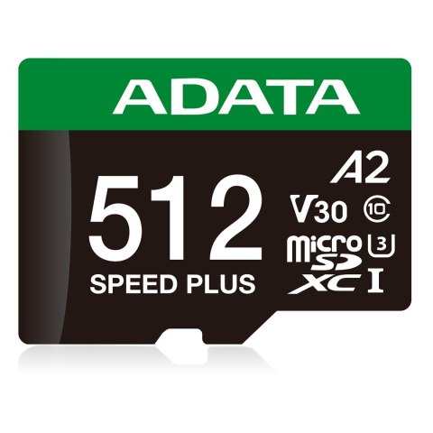 Karta pamięci MEMORY MICRO SDXC 512GB UHS-I ADATA UD512GUI3V30A2SP-RA1