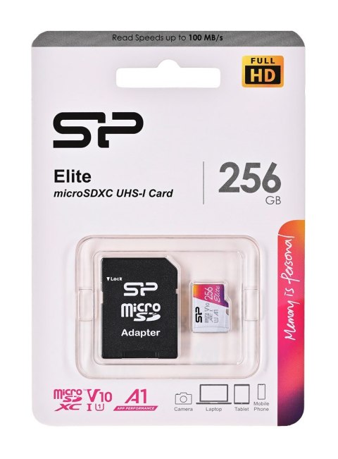 Silicon Power microSDXC Elite 256GB CL10 UHS-1/U1 A1