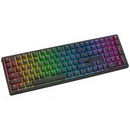 Ducky Zero 6108 Klasyczna bezprzewodowa klawiatura do gier - MX2A Speed-Silver (USA)