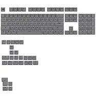 Glorious GPBT Basics, układ ANSI (USA), PBT, Dye-Sub - Armor Grey
