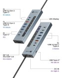 Hub 11-w-1 Hub IcyBox USB 3.2 z Type-C i czytnikiem kart