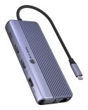 ICY BOX IB-DK4062-CPD Przewodowa USB 3.2 Gen 1 (3.1 Gen 1) Type-C Antracyt