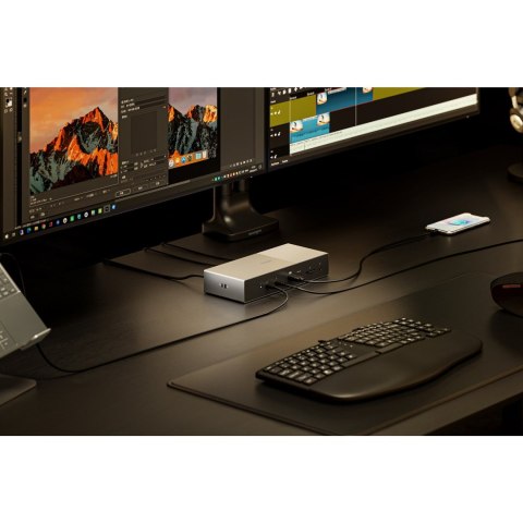 Kensington Stacja dokująca SD5000T5 EQ Thunderbolt 5 z potrójnym 4K i PD 140 W — Windows/macOS