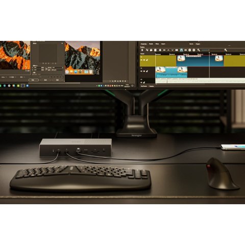 Kensington Stacja dokująca SD5000T5 EQ Thunderbolt 5 z potrójnym 4K i PD 140 W — Windows/macOS