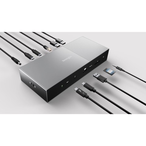 Kensington Stacja dokująca SD5000T5 EQ Thunderbolt 5 z potrójnym 4K i PD 140 W — Windows/macOS