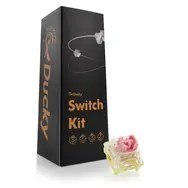 Przełącznik Ducky TTC Gold Pink, mechaniczny, 3-pinowy, liniowy, MX-Stem, 37g - 110 sztuk