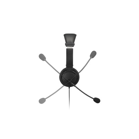 Kensington K33065WW słuchawki/zestaw słuchawkowy Przewodowa Opaska na głowę Biuro/centrum telefoniczne USB Typu-A Czarny