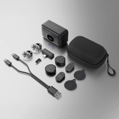 Streamplify MIC GO Czarny Mikrofon przypinany