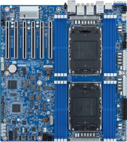 Płyta główna Gigabyte MS74-HB0 2x LGA4710 Intel Xeon 6 SoC (16x DIMM, 3x SlimSAS (12x SATA), 2xM.2, 2x10Gbe, 2x1Gbe, IPMI, E-ATX