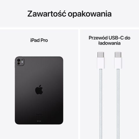 Apple iPad Pro Apple M 512 GB 27,9 cm (11") 8 GB Wi-Fi 6E (802.11ax) iPadOS 17 Czarny