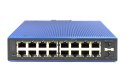 Digitus Przemysłowy 16+2 portowy zarządzany przełącznik Gigabit Ethernet PoE L2