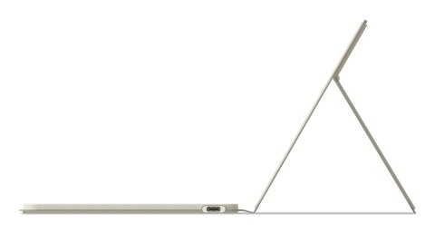 Satechi OntheGo QWERTY Angielski Bluetooth Piaskowy
