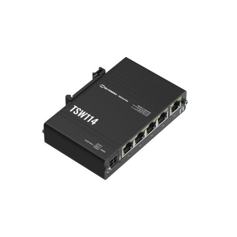 Teltonika TSW114000000 przełącznik sieciowy Nie zarządzany Gigabit Ethernet (10/100/1000) Czarny