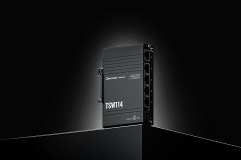 Teltonika TSW114000000 przełącznik sieciowy Nie zarządzany Gigabit Ethernet (10/100/1000) Czarny