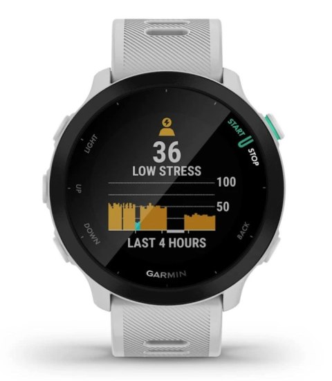 Zegarek Garmin Forerunner 55, 42mm MIP White