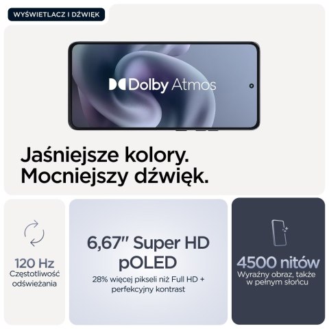 Smartfon Motorola moto g86 5G 16,9cm (6.67") Dual SIM Android 15 USB Type-C 8GB 256GB 5200mAh Ciemny Niebieski