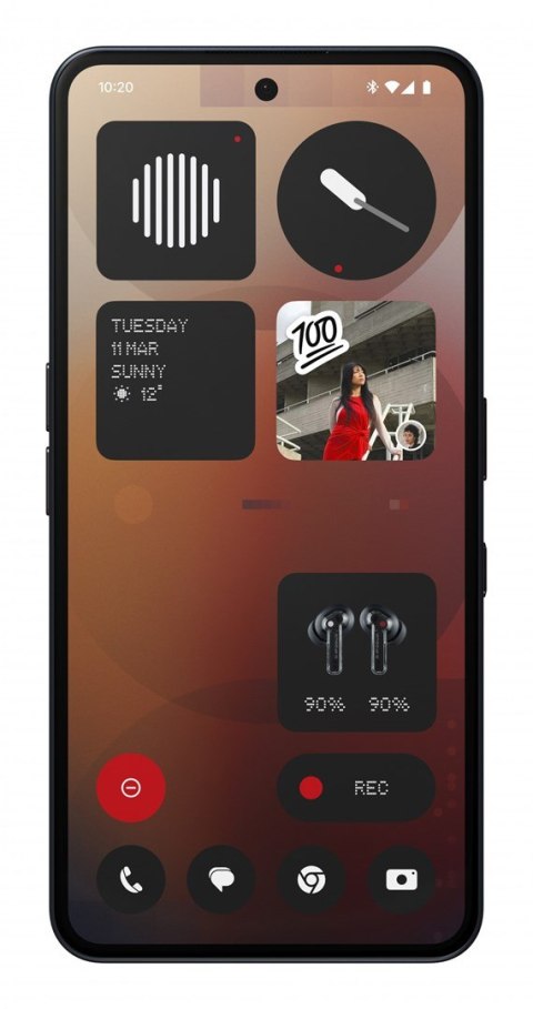 Smartfon Nothing Phone 3A 5G DS. 8/128GB Black