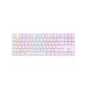 GENESIS Thor 404 TKL klawiatura Gaming USB QWERTY Amerykański międzynarodowy Biały