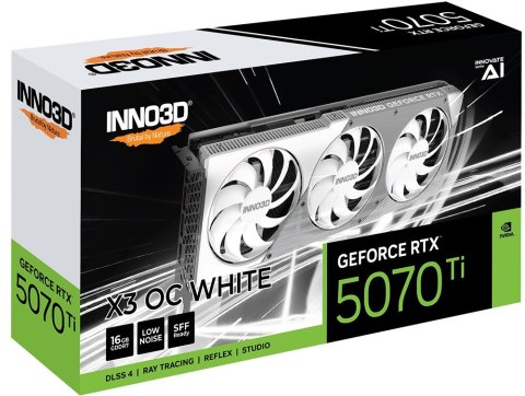 Inno3D GeForce RTX 5070 Ti X3 OC WHITE NVIDIA 16 GB GDDR7