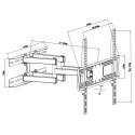 Uchwyt ścienny do telewizora Maclean MC-760 (ścienne; 26" - 55"; max. 30kg)