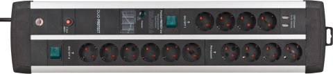 Brennenstuhl listwa zasilająca PPL Duo 14x 3m 2xUSB