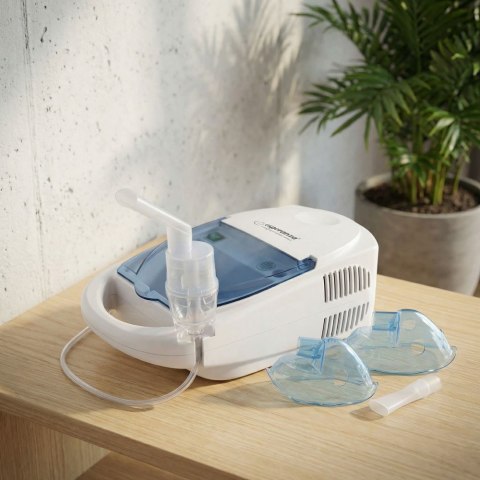 Inhalator kompresorowy Esperanza ZEPHYR ECN002 (kolor biały, kolor błękitny)