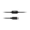 Kensington K33065WW słuchawki/zestaw słuchawkowy Przewodowa Opaska na głowę Biuro/centrum telefoniczne USB Typu-A Czarny