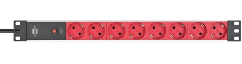 Listwa zasilająca Brennenstuhl Alu-Line 19" Steckdosenleiste 8-fach - 10A Sicherungsautomat und Kaltgerätestecker [19" Steckerle