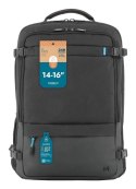 Mobilis Trendy 24h Backpack 14-16'' Black 25L 100% Recycled