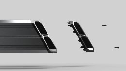 RES-TECH Smart Cockpit, mit universellen Halterungen - grau