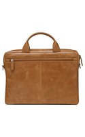 Torba skórzana dbramante1928 Amalienborg z paskiem na ramię oraz kieszenią na laptop 15" (tan)