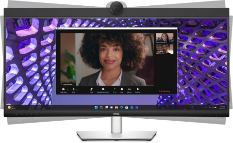 Monitor DELL P Series P3424WEB 86,7 cm (34.1") 3440 x 1440 px 4K Ultra HD LCD Czarny