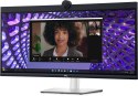 Monitor DELL P Series P3424WEB 86,7 cm (34.1") 3440 x 1440 px 4K Ultra HD LCD Czarny
