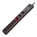 Listwa zasilająca Secure-Tec 8fach, Steckdosenleiste