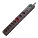 Listwa zasilająca Secure-Tec 8fach, Steckdosenleiste
