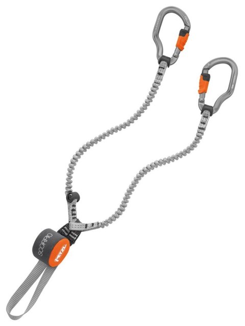 Lonża via ferrata Petzl Scorpio Vertigo - grey
