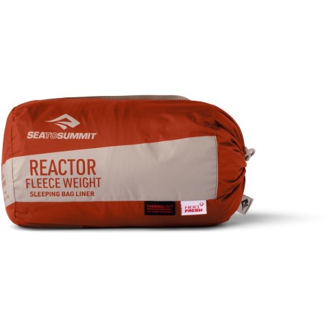 Wkładka do śpiwora SEA TO SUMMIT Reactor Fleeceweight Liner Long, picante red