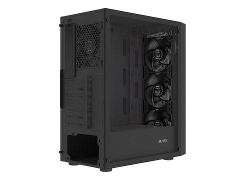 FURY OBUDOWA SHOBO SH8F MIDI TOWER Z OKNEM CZARNA
