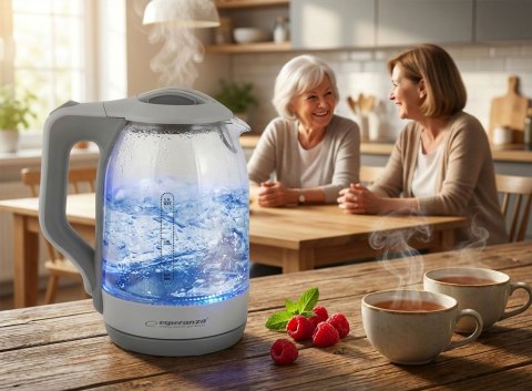 Czajnik elektryczny Esperanza YUKON EKK025W (1500W 1.7l; kolor biały)