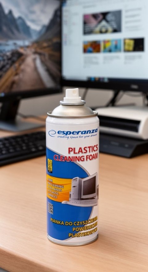Pianka do czyszczenia plastików Esperanza ES104 (400 ml)