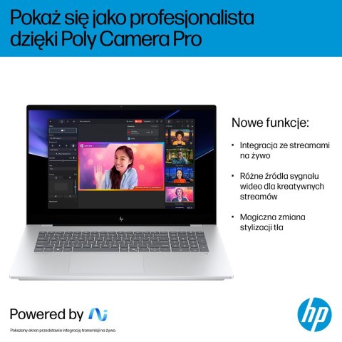 HP OmniBook 7 17-dc0219nw Ultra 5 226V 17.3"FHD Touch IPS 400nits Glare 16GB LPDDR5X SSD1TB Arc 130V Cam 5MP+IR 83Wh Win11 Ice S