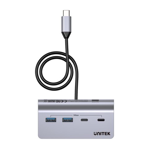 UNITEK HUB ALUMINIOWY USB-A/C 2X USBA 2X USBC 5GBP