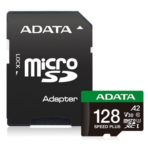 ADATA Speed Plus MicroSDXC 128 GB Class 3 UHS-I/U3 A2 V30